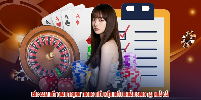 Các cam kết quan trọng trong điều kiện điều khoản SV88 tại nhà cái