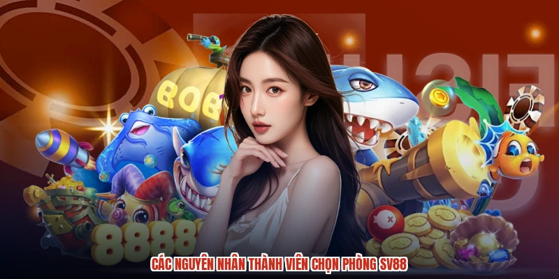 Các nguyên nhân thành viên chọn phòng SV88
