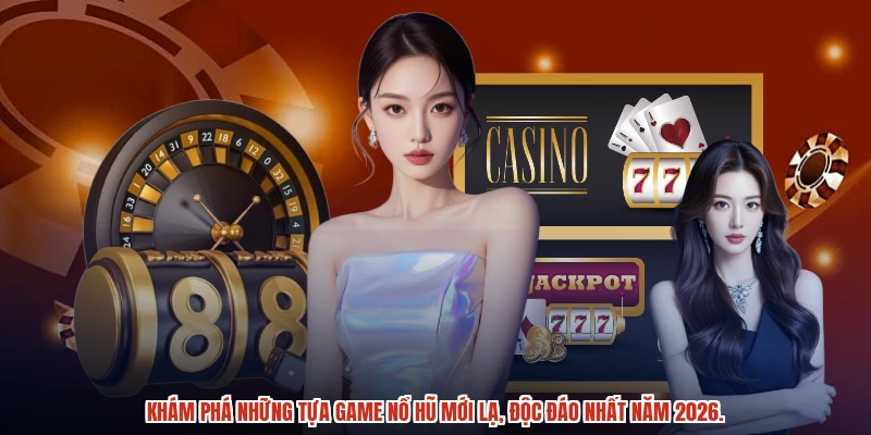 Khám phá những tựa game nổ hũ mới lạ, độc đáo nhất năm 2026.
